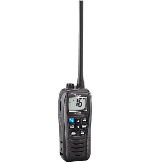 Icom M25 Floating Handheld Vhf Black 5 Watts - Sea Supply Hub