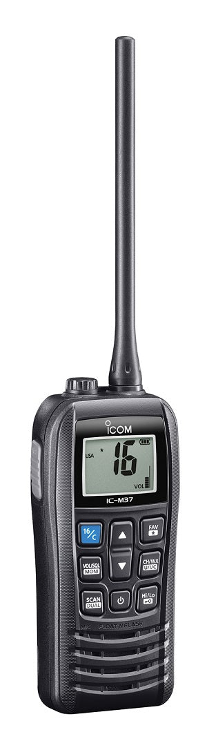 Icom M37 Hand Held Vhf 6 Watt Floating - Sea Supply Hub