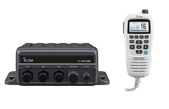 Icom M510bb Black Box Vhf With Hm195gw White - Sea Supply Hub