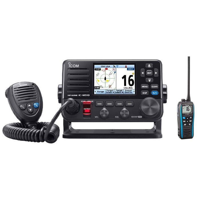 Icom M510 Plus Evo Ais Vhf With Nmea2000 With M25 Promo Bundle - Icom