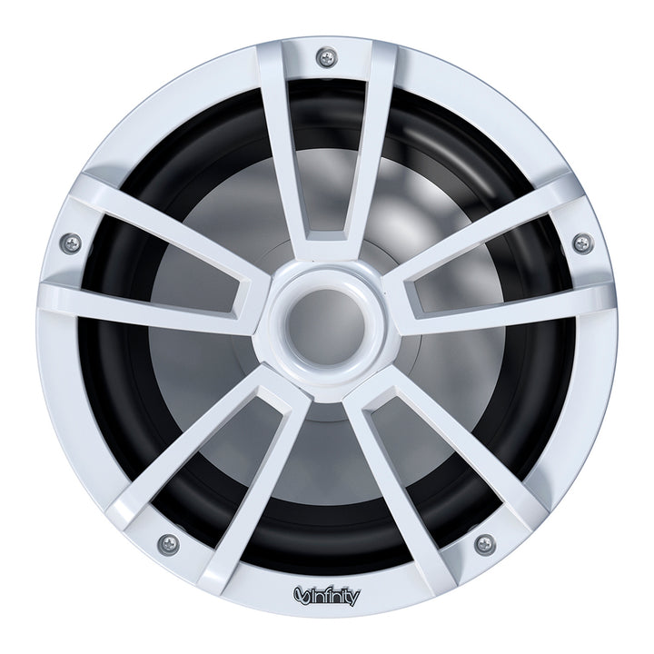 Infinity Inf1022mlw 10"" Rgb Subwoofer White - Sea Supply Hub