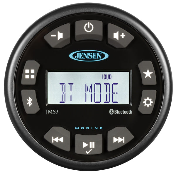 Jensen Jms3rtl Am/fm/usb Waterproof Bluetooth Stereo - Sea Supply Hub