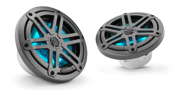 Jl Audio M3 6.5in Coaxial Speakers Gray Sport Grille With Rgb Led - JL Audio