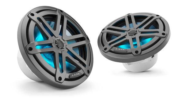 Jl Audio M3 7.7in Coaxial Speakers Gray Sport Grille With Rgb Led - JL Audio