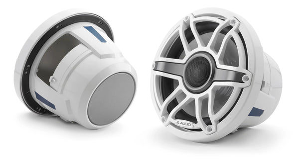 Jl Audio M6 8.8in Coaxial Speakers White Sport Grille - JL Audio