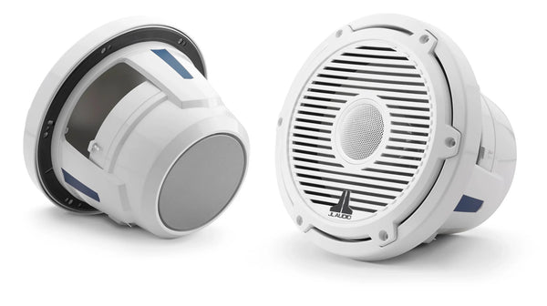 Jl Audio M6 8.8in Coaxial Speakers White Classic Grille - JL Audio