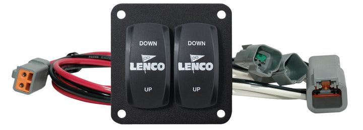 Lenco Double Rocker Switch Kit Single Actuator Systems 12vdc & 24vdc - Lenco Marine