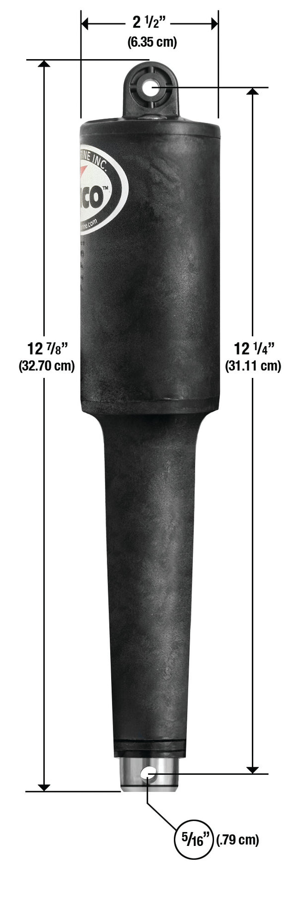 Lenco 4 1/4"" Stroke Xd Actuator 5/16"" X 3/8"" 12v - Lenco Marine