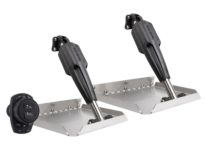 Lenco 12inx12in Standard Mount Trim Tab Kit 12v With Pro Control Assist - Lenco Marine