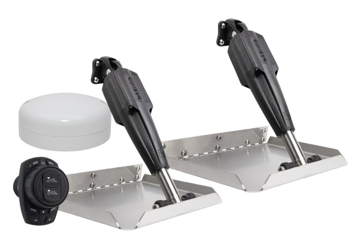 Lenco 12inx12in Edge Mount Trim Tab Kit 12v With Pro Control Auto - Lenco Marine