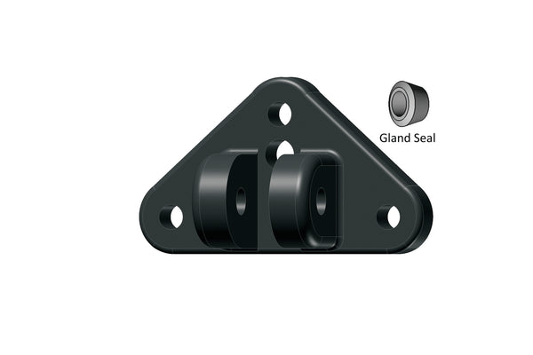 Lenco Upper Mounting Bracket With Gland Seal Old Style - Lenco Marine