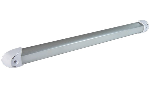 Lumitec Rail2 12"" Rail Light Warm White Led Brushed Finish 12/24v - Lumitec