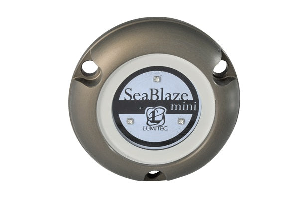 Lumitec Seablaze Mini White Led Underwater Light Brushed Finish 12/24v 2-pack - Sea Supply Hub