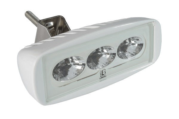 Lumitec Capreralt Floodlight White Led Bracket Mount White Finish 12/24v - Lumitec