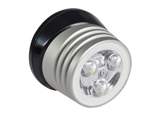 Lumitec Zephyr Deck Light White Led Speader Light Black Base - Sea Supply Hub