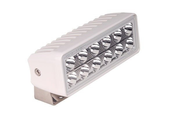 Lumitec Maxillume H60 Flood White Led Trunnion Mount White Finish 12/24v - Lumitec