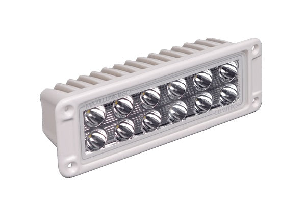 Lumitec Maxillume H60 Flood White Led Flush Mount White Finish 12/24v - Lumitec