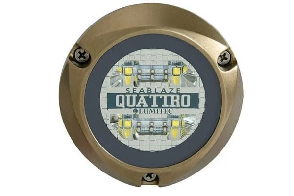 Lumitec Quattro Spectrum Rgbw Led Surface Mount Bronze Hosuing 12/24v - Lumitec