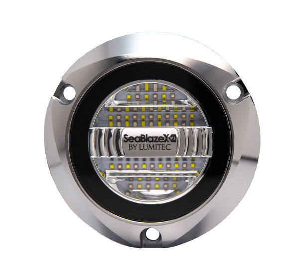 Lumitec Seablaze X2 Spectrum Rgbw Led Surface Mount Polished Housing 12/24v - Sea Supply Hub