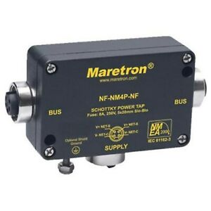 Maretron Nf-nm4p-nf Mini Powertap Female-female With Fuses - Sea Supply Hub