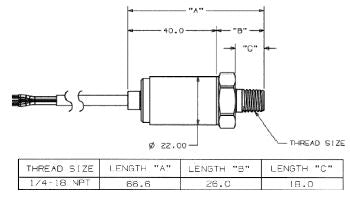 Maretron 0-3 Psi Transducer - Sea Supply Hub