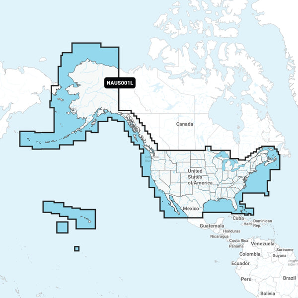 Navionics Plus Naus001l Us And Coastal Canada Microsd - Navionics