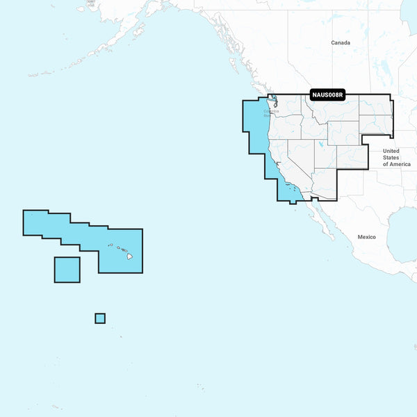 Navionics Plus Naus008r U.s. West Microsd - Navionics