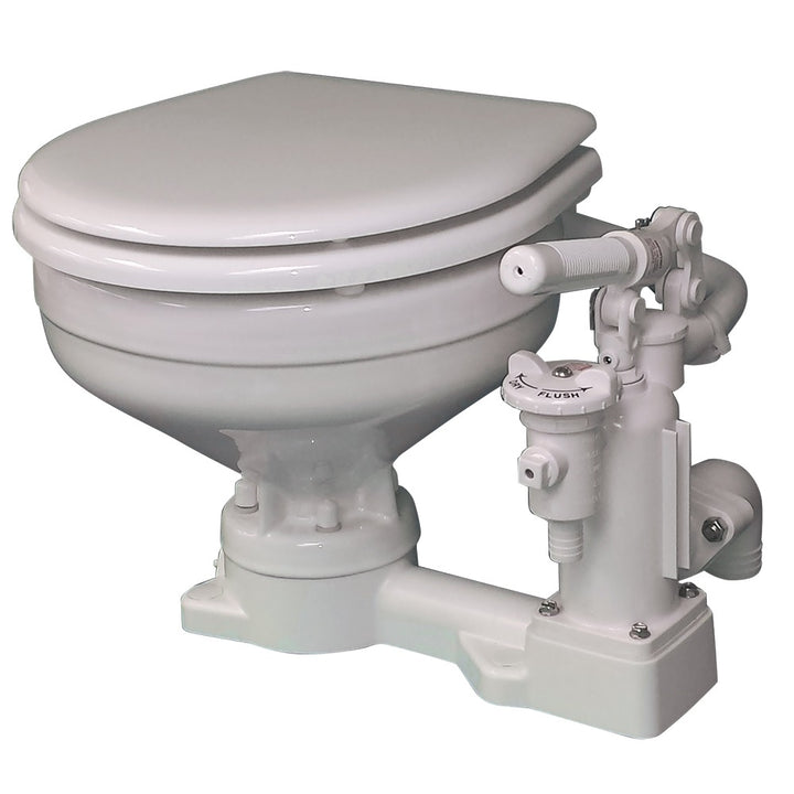 Raritan Ph Superflush Manual Toilet Marine Size Bowl - Raritan Eng.