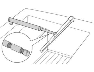 Raymarine 1"" Pushrod Extensio - Sea Supply Hub