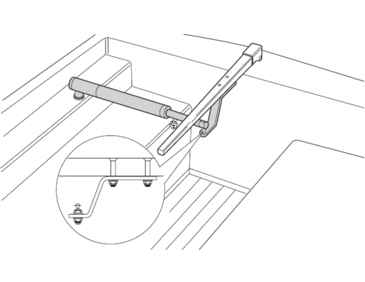 Raymarine 1"" Tiller Bracket - Sea Supply Hub