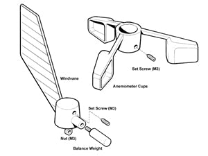 Raymarine E28081 Windvane/cups - Sea Supply Hub