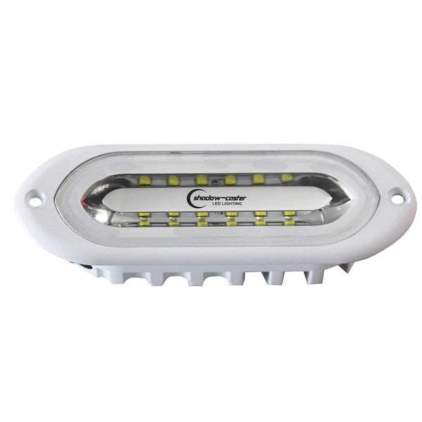 Shadow Caster Scm-sl Spreader Light White, Blue, Red Led Flush Mount White Housing - Shadow Caster