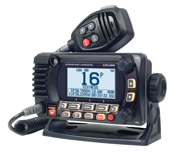 Standard Explorer Gps Black 25 Watt Vhf - Sea Supply Hub