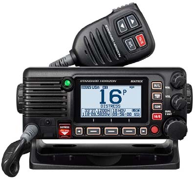 Standard Matrix Ais/gps Black 25w Fixed Mount Vhf Nmea2000 - Sea Supply Hub