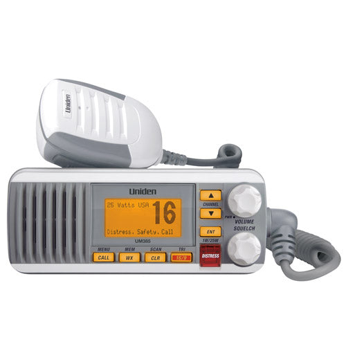 Uniden Um385 White Vhf Class D Dsc 25 Watt - Sea Supply Hub