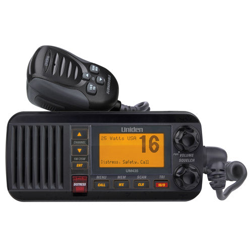 Uniden Um435bk Black Vhf Class D Dsc 25 Watt - Sea Supply Hub