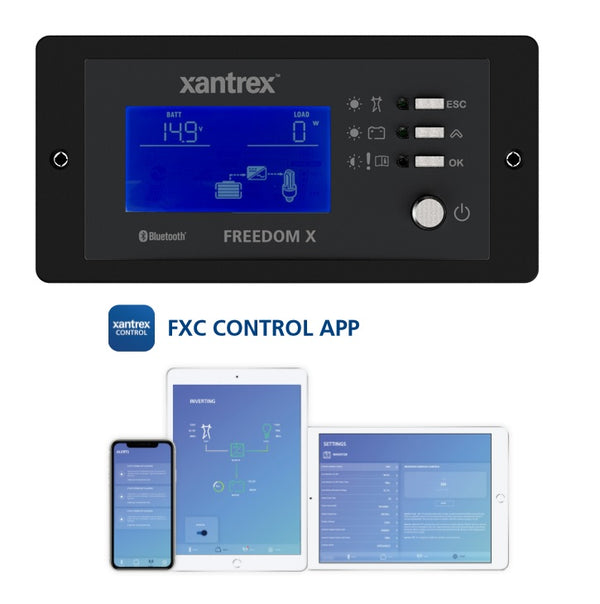 Xantrex 808-0817-02 Remote With 25' Cable And Bluetooth For Freedom X And Xc Inverters - Sea Supply Hub